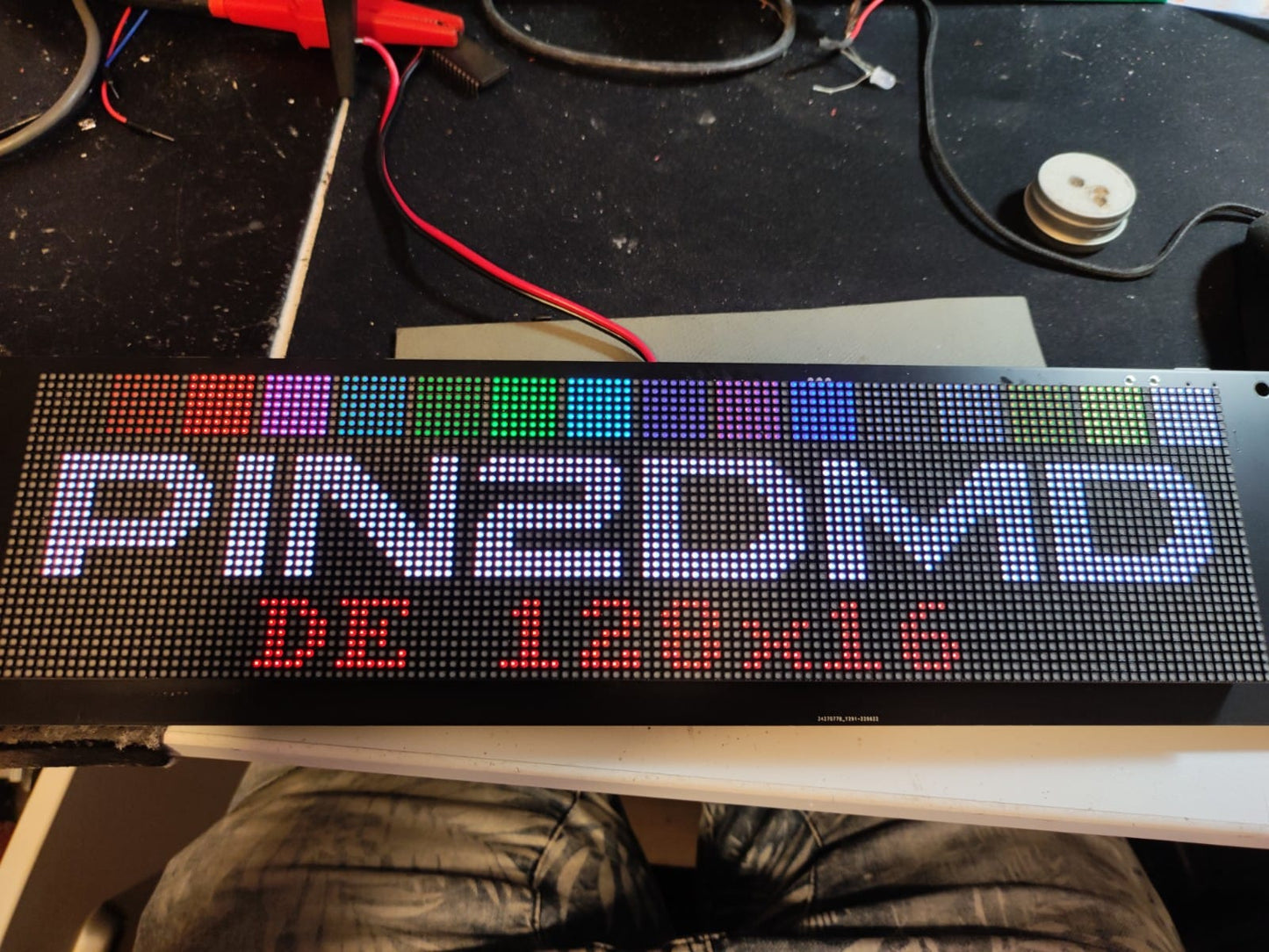 pin2dmd evo 16x128 pour données est